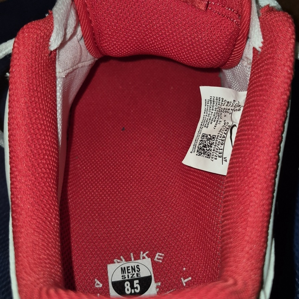 Nike Air Force '07 1 Sail/University Red AF1 Men's Basket Ball sz. 8.5 (#1715) - Picture 12 of 16